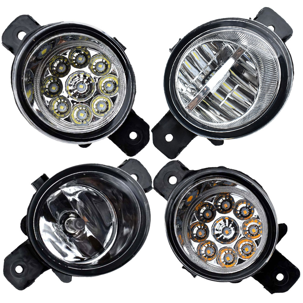 1 par de luces antiniebla LED superbrillantes para Renault Clio Koleos Laguna Espace Thalia símbolo Modus VelSatis halógeno