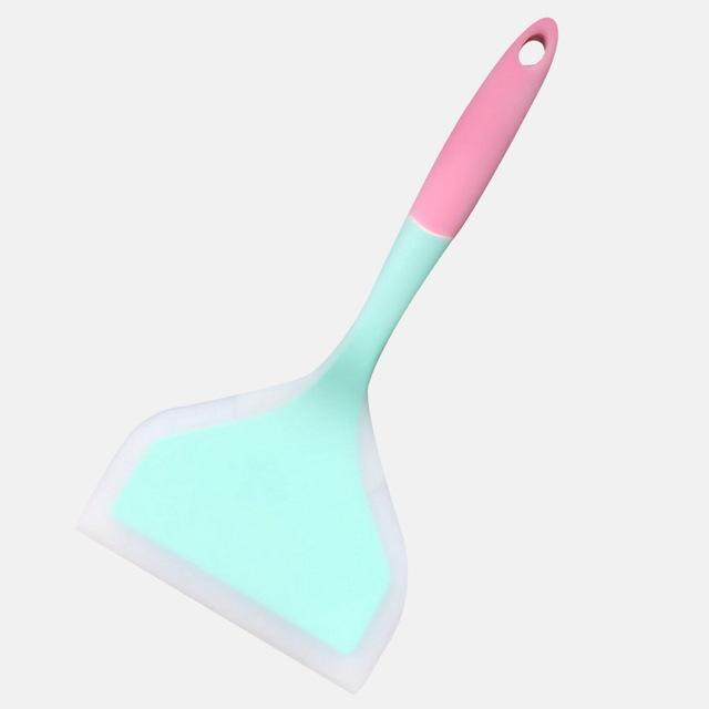 Pro Home Cooking Utensils Silicone Spatulas Beef Meat Egg Kitchen Scraper Wide Pizza Shovel Non-stick Turners Food Lifters: 3