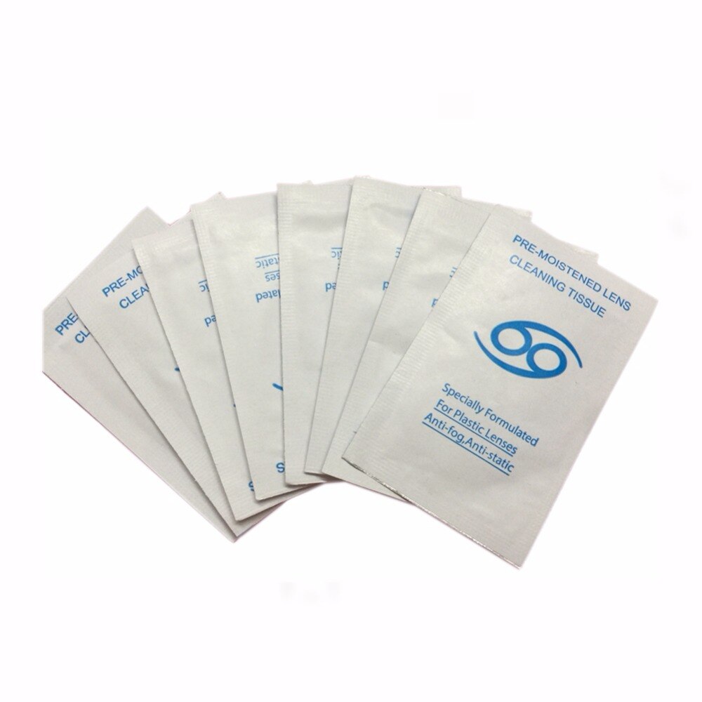 100 piece wet Lens Wipes Paper PreMoisten Disposable For Glasses Camera LCD monitors microscopes telescopes cleaning kit napkins