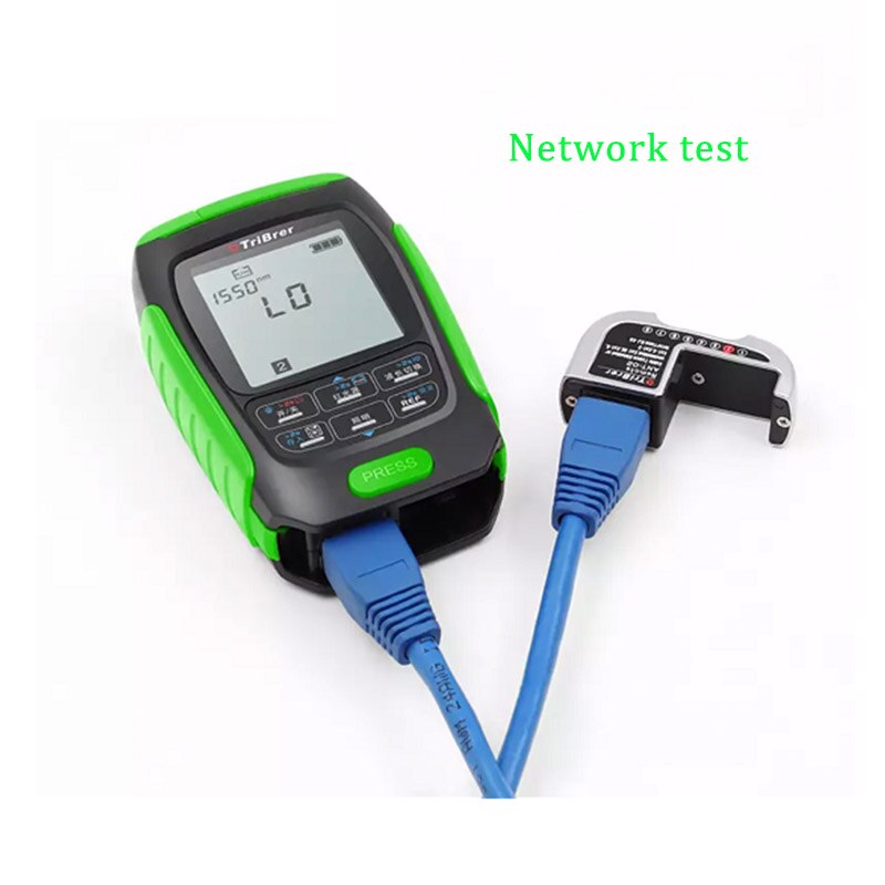 Verde 4 em 1 multifunction medidor de energia óptica localizador visual falha cabo de rede teste fibra óptica tester 5km 15km 30km vfl