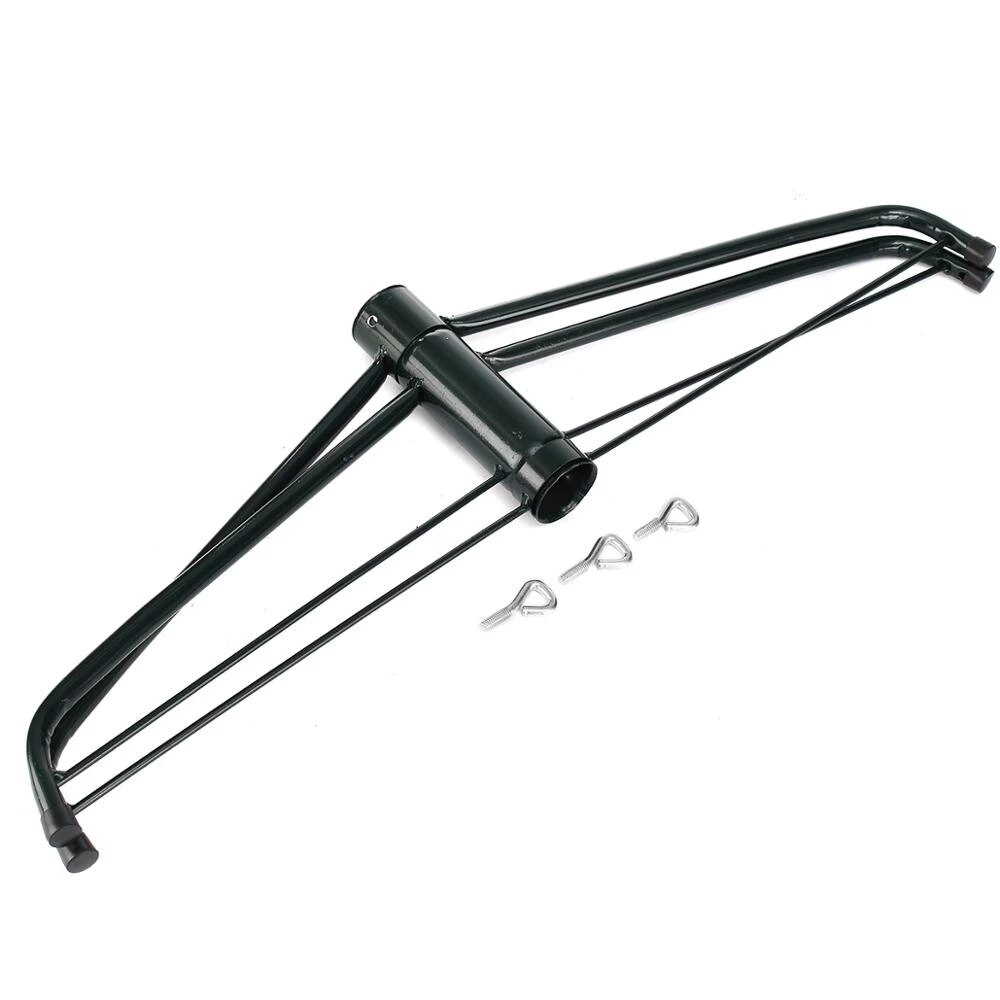 55-80CM Black Iron Metal Christmas Tree Holder Base Tree Stand Foot Holder Xmas Home Party Decor Tree Support Shelf Holder Rack: 60cm / diameter 19mm