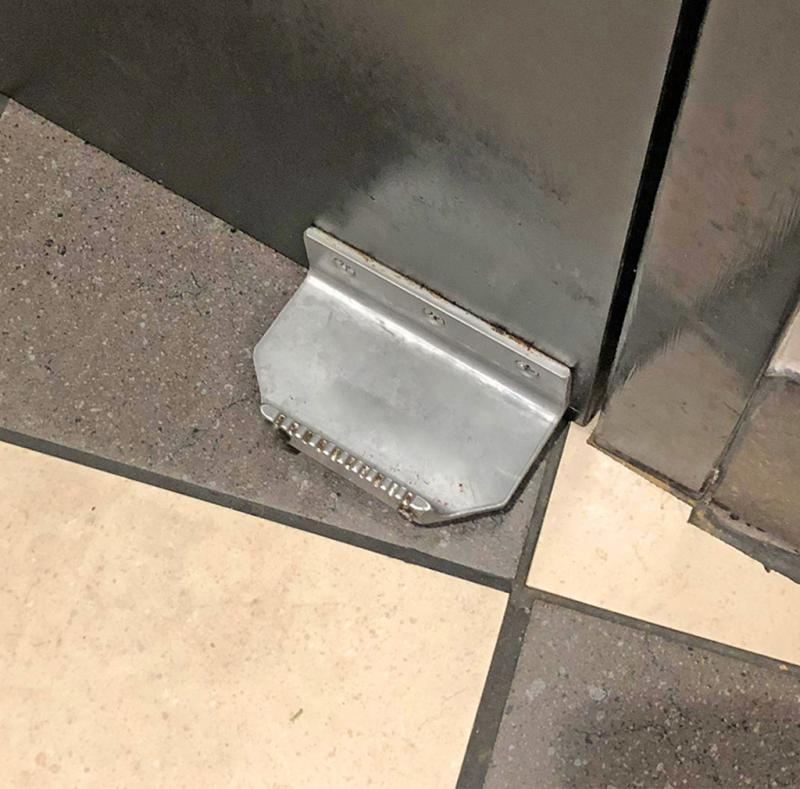 Manija de puerta libre de pies, apertura de puerta manos libres, evita contacto, apertura fácil, sin tecla táctil, Cocina, muebles, Baño