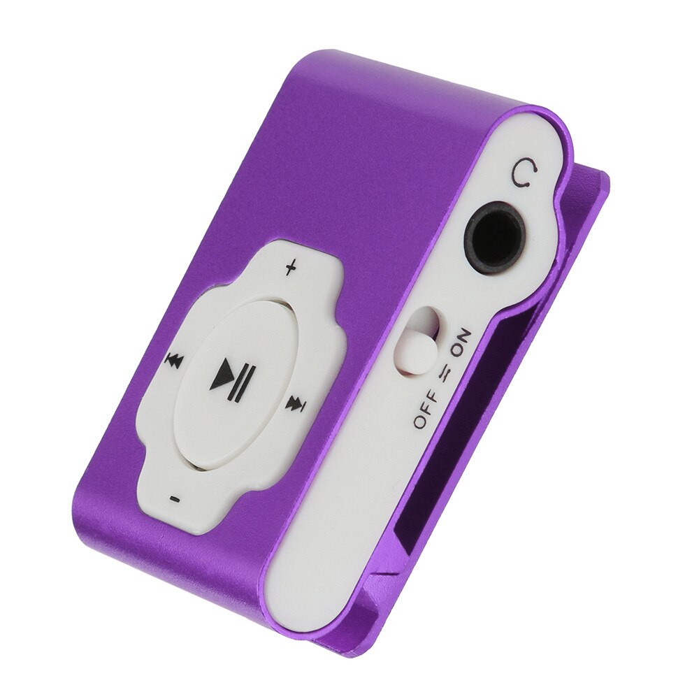 Spedizione gratuita CARPRIE mini lettore Mp3 Usb portatile supporto micro Sd Tf carta 32gb sport musica media mp3 caratteristiche Radio fm usb: viola 