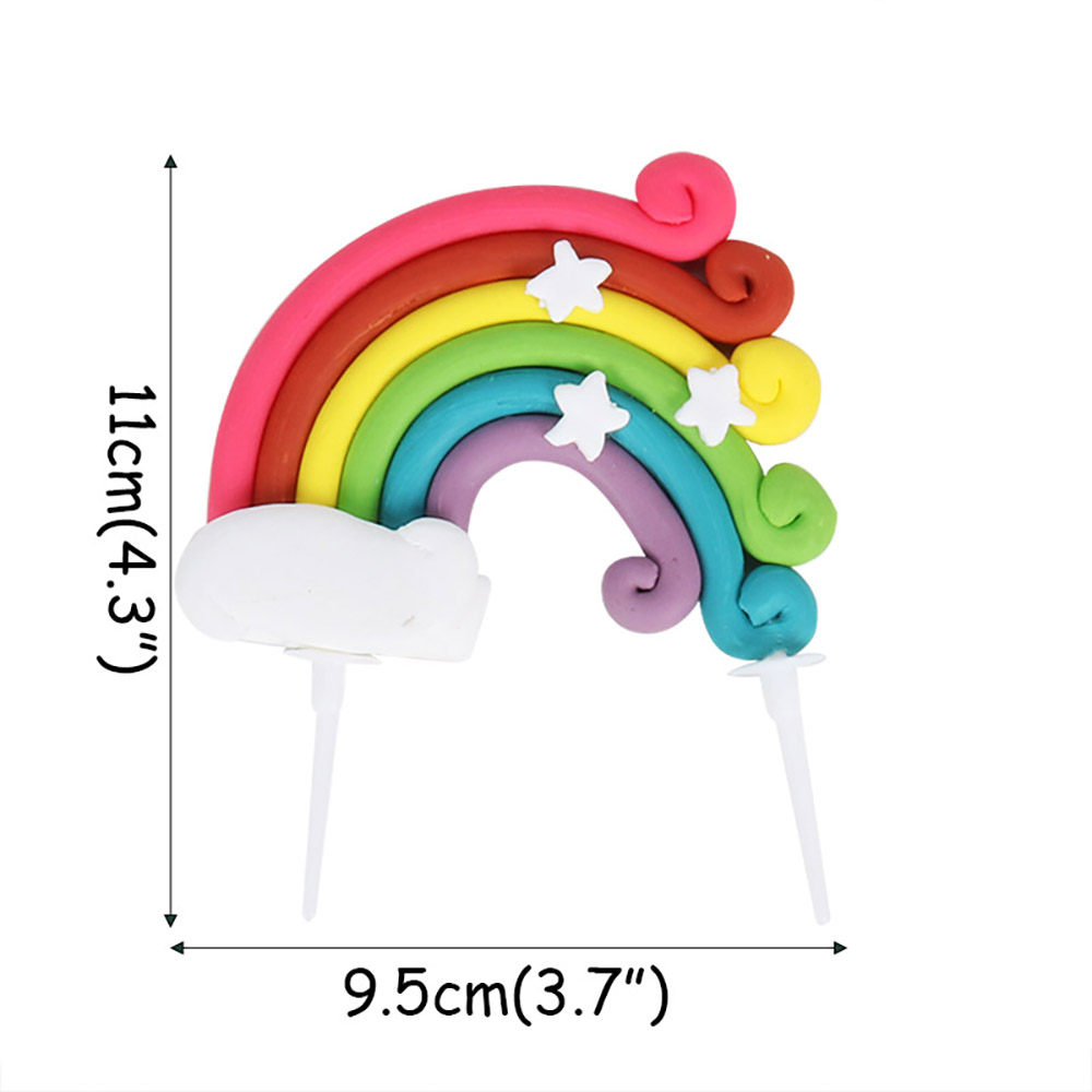 Eenhoorn feesttaarttopper wolk regenboog taartvlaggetjes decoratie kinderverjaardagsfeest cupcake topper eenhoorn feestartikelen
