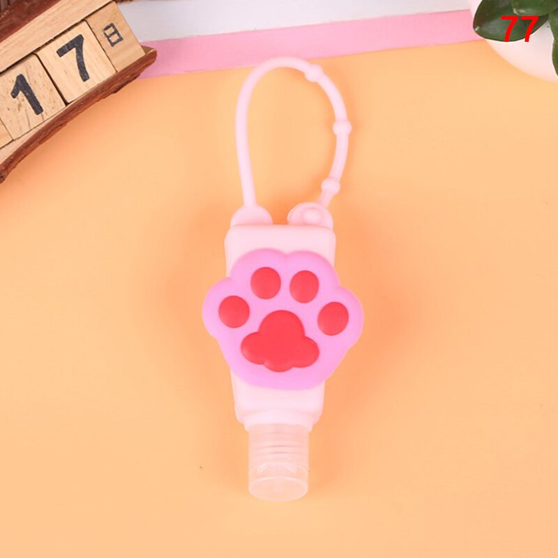 30ml Mini Silicone Disinfettante per le mani di Viaggio Cassetta di Sicurezza Portatile Titolare Del Gel di Usa E Getta No Clean Mano Dispenser di Sapone Titolare Del Gel di per bambini: N77