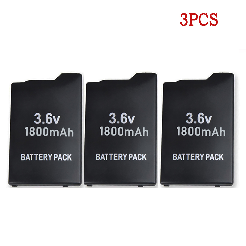 3 Pcs 3.6V 3600 Mah Oplaadbare Batterij Voor Playstation Portable PSP1000 Controller Voor Psp 1000 Gamepad