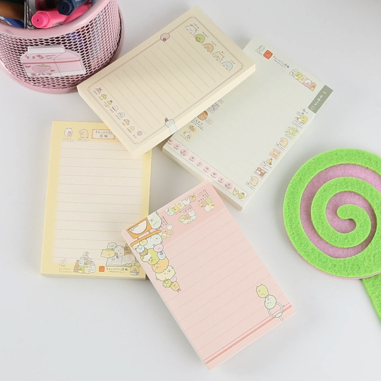 48% Japan Classroom notebook soft copying homework book Tearable note paper diy toy WJ01