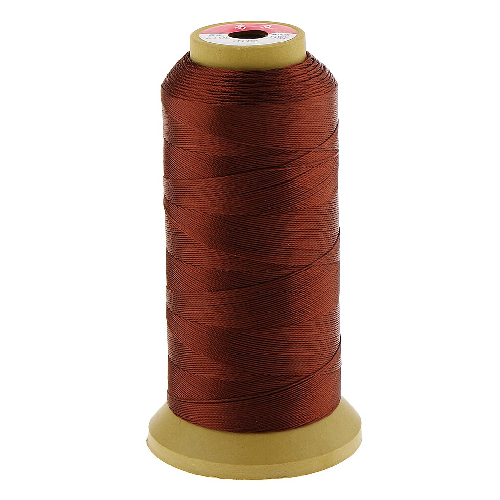 Hilo de coser para decoración de pelucas, tejido de pelo, 210D: Brown