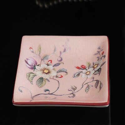 Keramiek &amp; Porselein Zeepbakjes/Lade Douche Case Hotel Huishoudelijke Container Opbergdoos Vierkante Vorm Bad Accessoires Clean Tool: Style 15