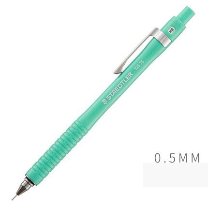 Staedtler farve automatisk blyant 1 stk 925 75 lav tyngdepunkt tegning pen 0.5mm studenter stang aktivitet blyant maleri værktøj: Myntegrøn