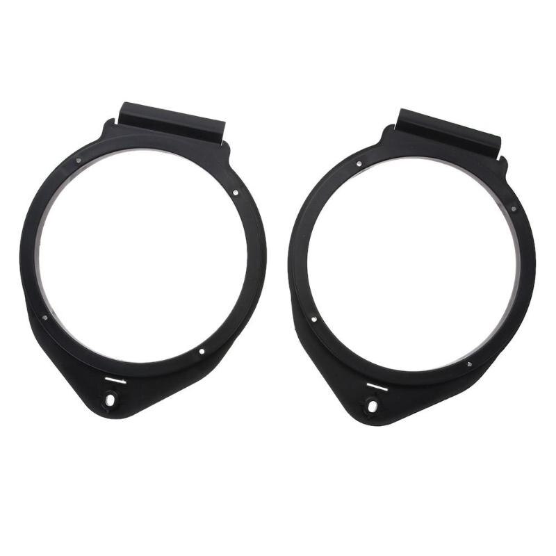 2pcs 6.5inch Car Front Rear Door Speaker Adapter Brackets for CHEVROLET BUICK Mount Adapter Plates Brackets Stand Cover Rings