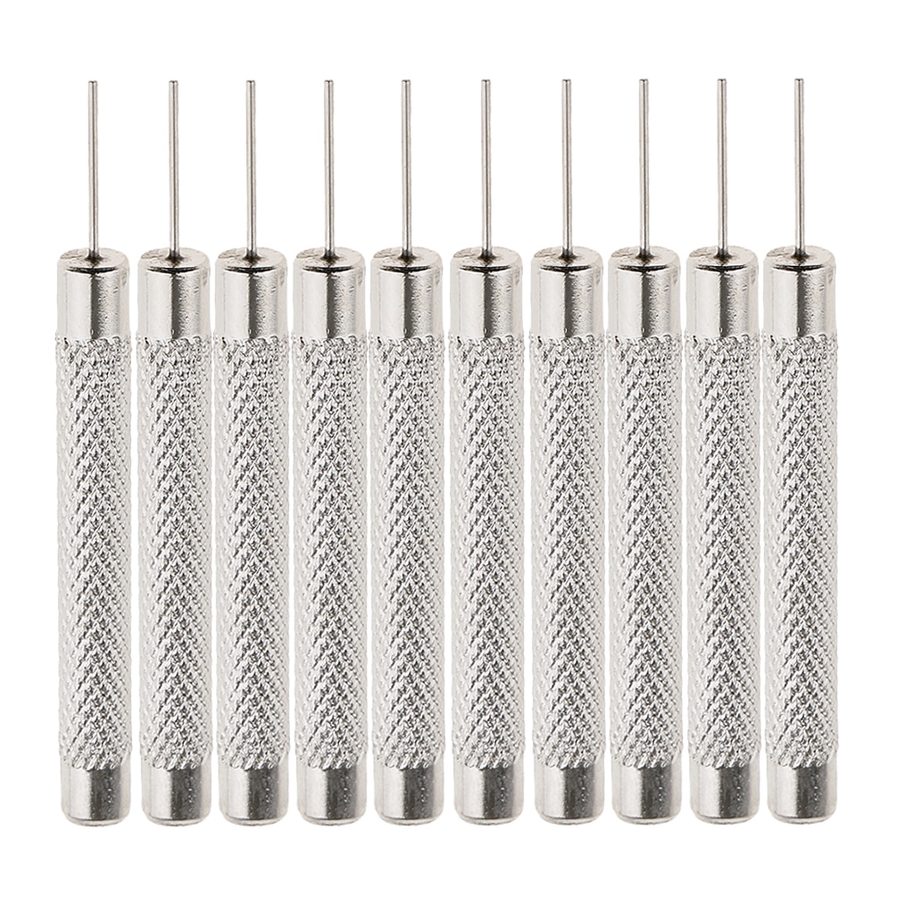 10pcs/Set 0.7mm Watch Chain Link Remover Punch Pins Link Pin Remover Tool
