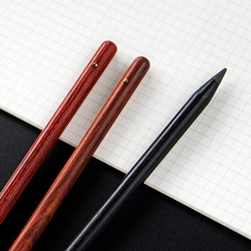 Onbeperkt Schrijven Eeuwige Potlood Houten Zonder Inkt Handtekening Pen Kantoor Eeuwige Briefpapier Potlood Business Supplies Pen