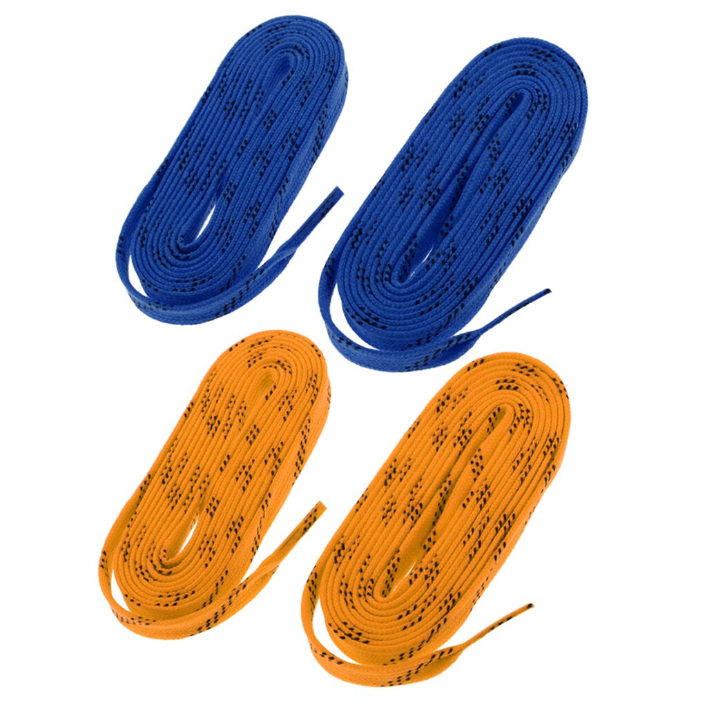 2 par premium sportishockeyskridskoskor snören skosnören 120 tum