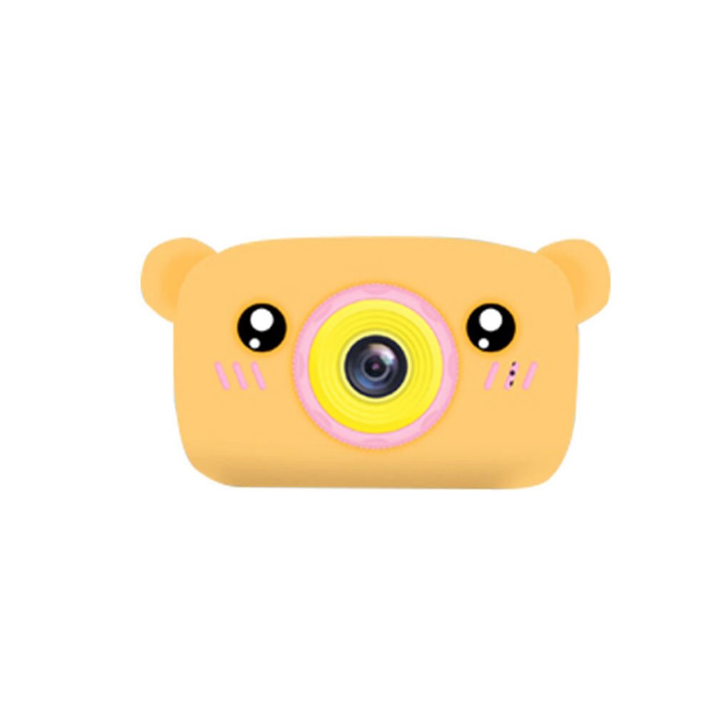 Mini schöne kinder digital video kamera für kinder weihnachten kinder video kamera lcd screen kinder spielzeug foto selfie kamera: orange bear