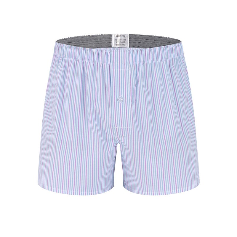 Boxer pour hommes classique rayé, 10 pièces, ample tissé, flèche, culotte en coton, sous-vêtement masculin