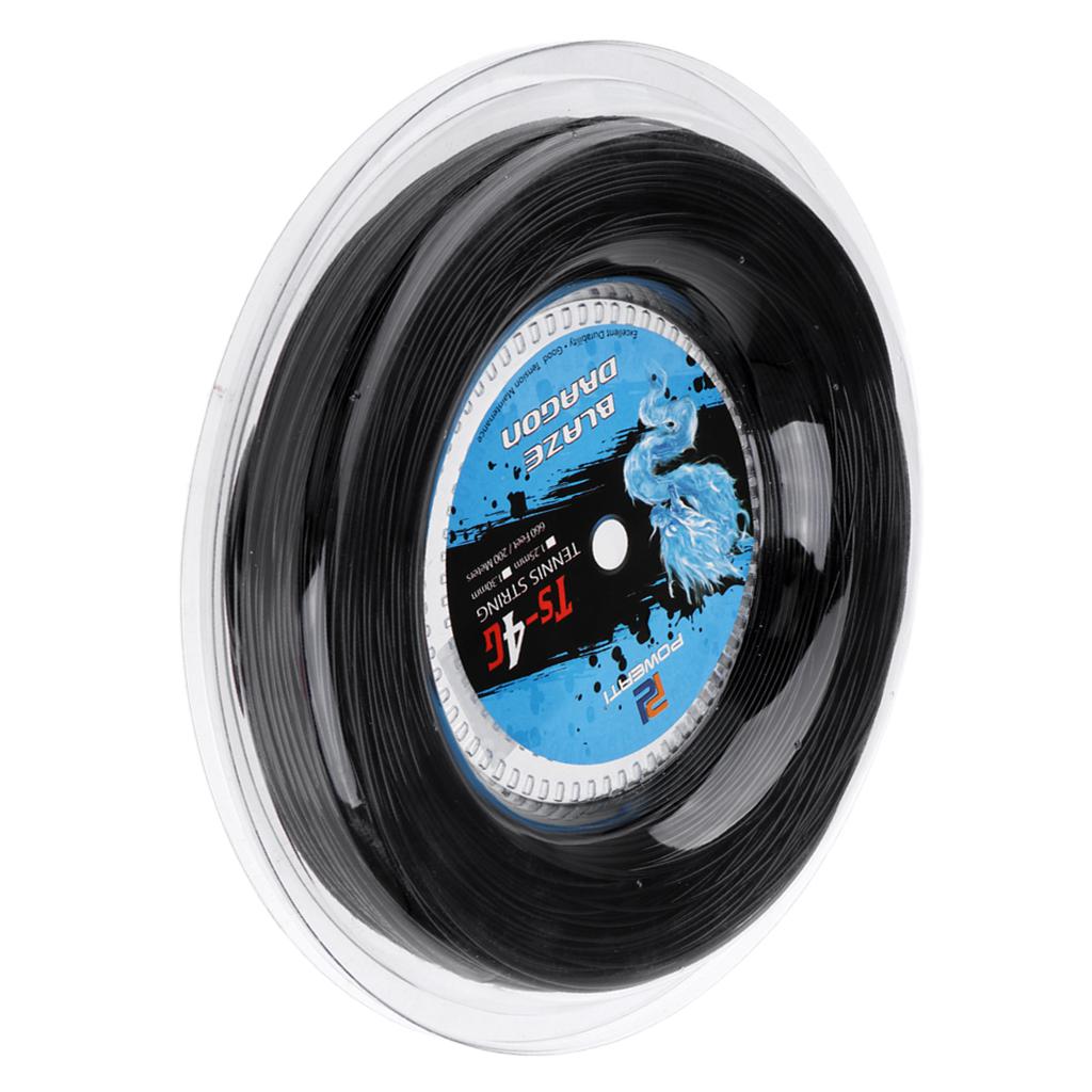 Corda per racchetta da Tennis da Badminton durevole elastica in poliestere POWERTI 200m/656ft