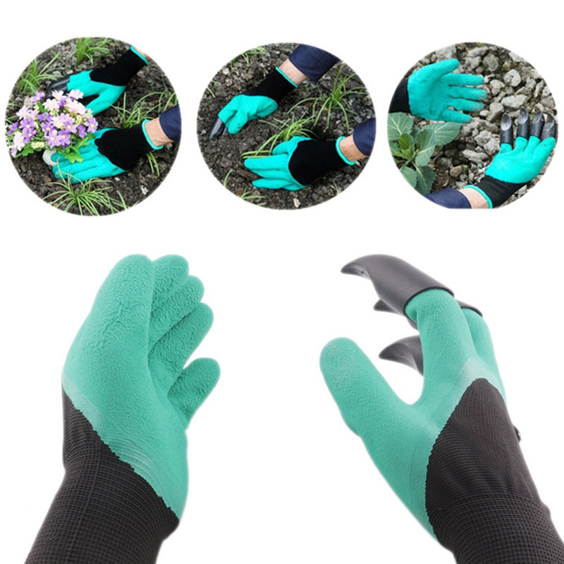 Rubber Tuin Handschoenen Veiligheid Tuinieren Handschoenen Voor Bodem Flip Man Moman Bescherming Hand Tuingereedschap Levert Producten