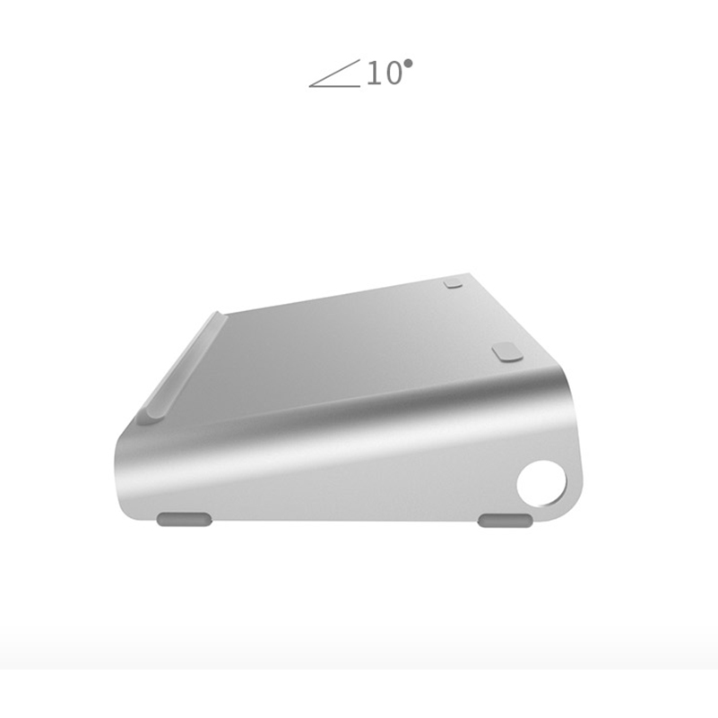 15,6 Zoll Aluminium Laptop Stand Schreibtisch Halfter Halterung Kühlung Pad für MacBook Profi mit Lagerung Kasten für 87 Schlüssel Mechanische tastatur