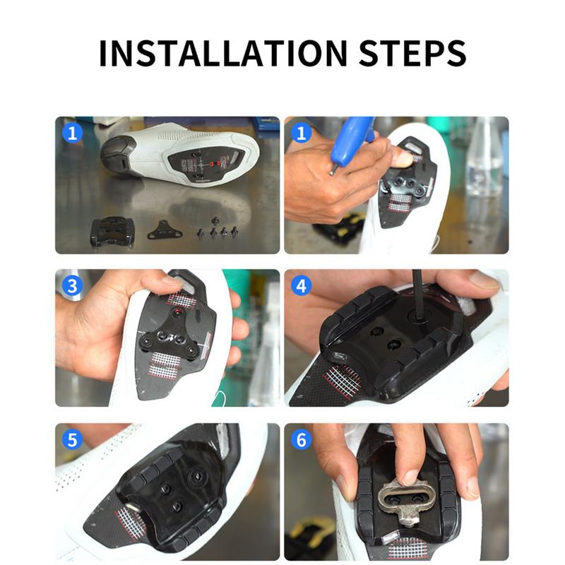 Adaptador de Pedal de bloqueo de bicicleta, cubierta de calas de zapato SPD, adaptador de doble uso, accesorios de bicicleta