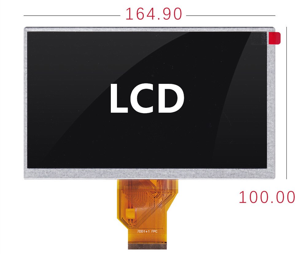 Pantalla táctil LCD de 7 pulgadas AT070TN90 V.1 AT070TN90 V.X 20000938-00, digitalizador capacitivo de resistencia con placa controladora: Style 11