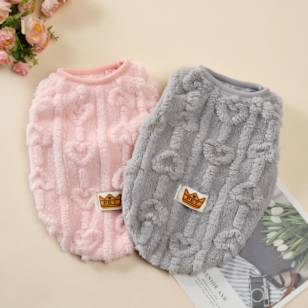Herbst Winter Warme Haustier Katze Kleidung Weiche Gemütliche Vlies Kostüm Für Kleine Mittelgroße Hund Katzen Kätzchen Welpen Weste Mantel Haustier Mops Sweatshirts
