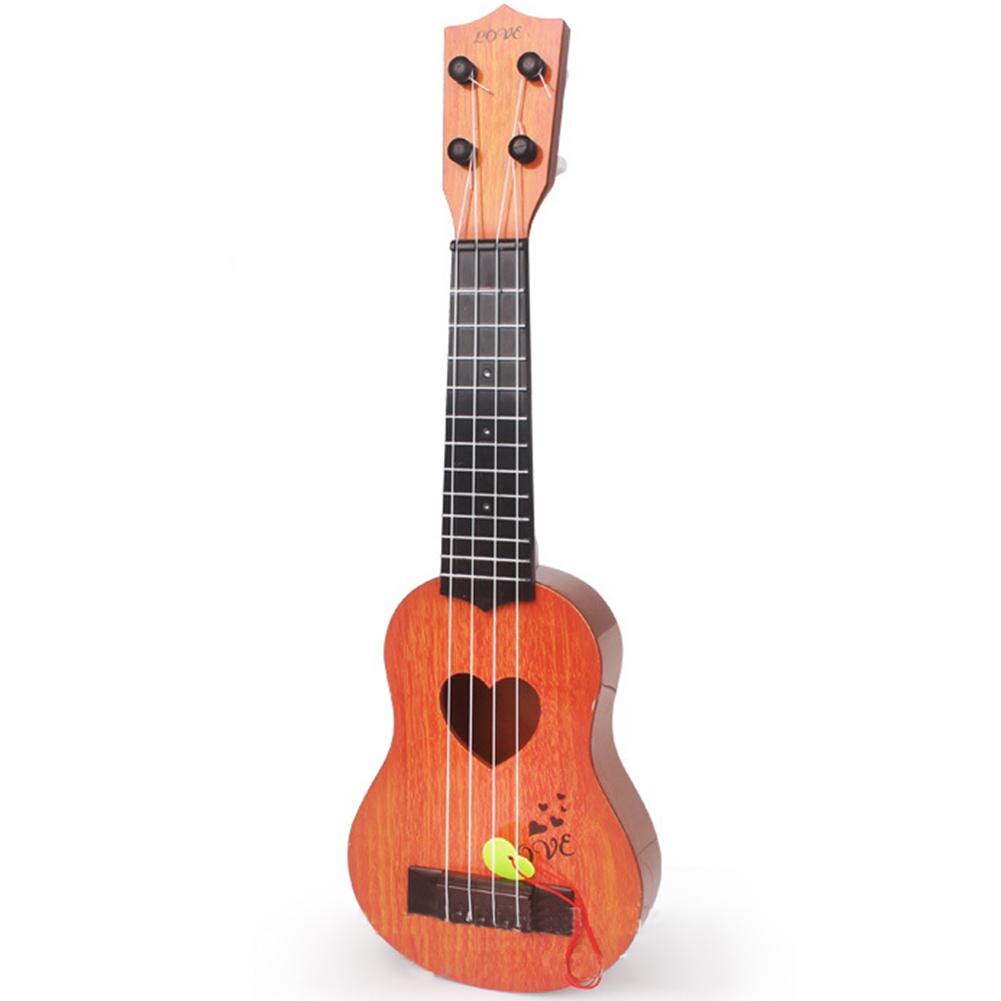 4 Strings Kinderen Simulatie Speelbaar Ukulele Gitaar Educatief Muziek Instrumenten Speelgoed Voor Beginners: Orange