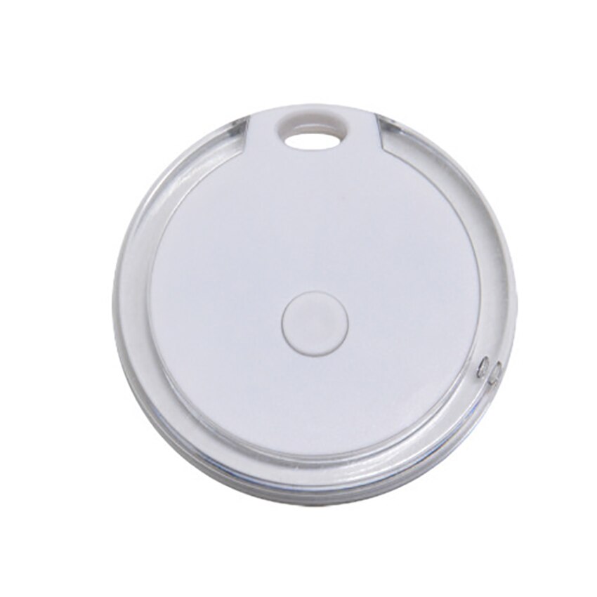 Bluetooth Tracker Waterproof Tracking Device for Dogs, Kids, Cats, Luggage, Wallet, with app for Phone, Replaceable Battery: White