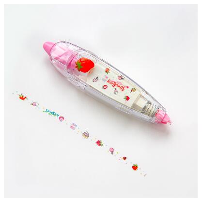 Cinta de corrección decorativa Kawaii de varios patrones, Corrector para diario, papelería, suministros escolares, accesorios