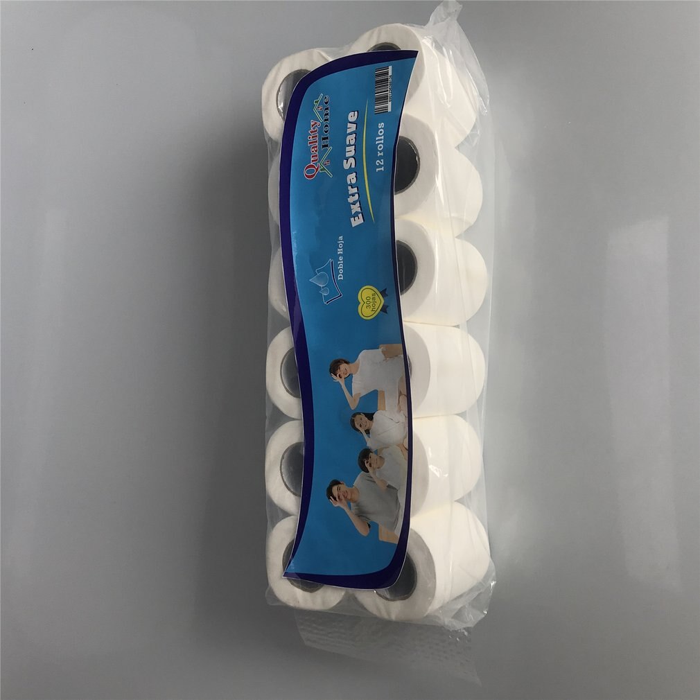 12 Rolls Natural Paper Towels Portable Toilet Paper for Office for Family Restaurant Paper Towel