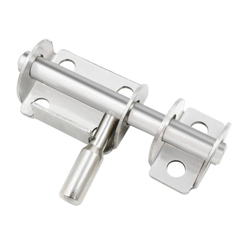 Loquet de porte en bois Durable, loquet de serrure en acier, boulon coulissant, accessoires de quincaillerie pour porte de maison, B8T7, 1 pièce: Default Title