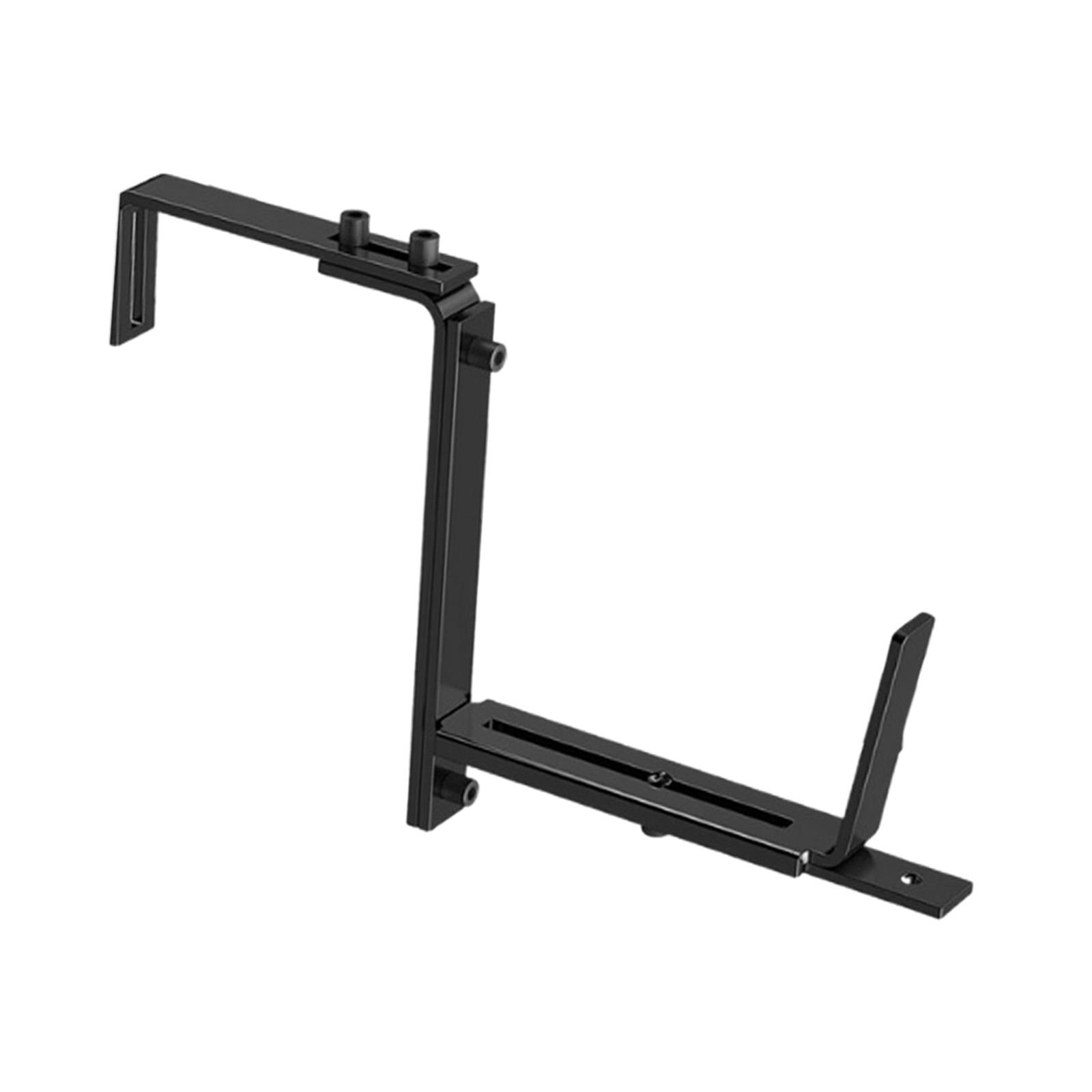 Adjustable Flower Pot Bracket Hang Window Box Holder Support Flower Pot Rack Holder for Pergola Patio Fence Balcony Garden