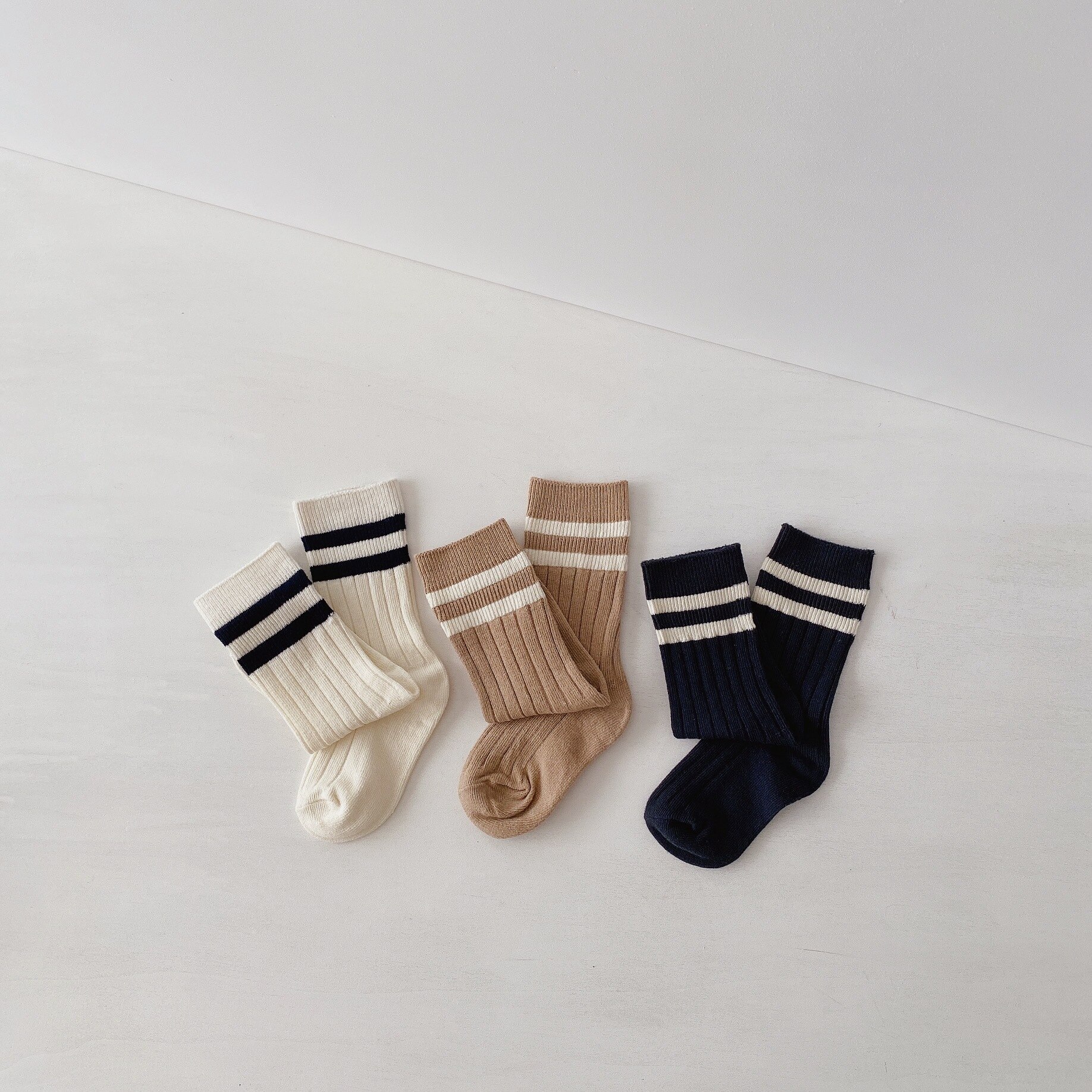 1-9 ans rayures sport Football enfants chaussettes enfant en bas âge bébé coton chaussettes bonbons couleur chauffe mignon garçon fille enfants chaussettes