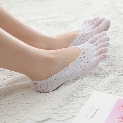 Orthopädische Kompression Socken frauen Zehe Socken Ultra Low Cut Liner mit Gel Tab Atmungsaktiv/schweiß-absorbent/deodorant/unsichtbare: 7