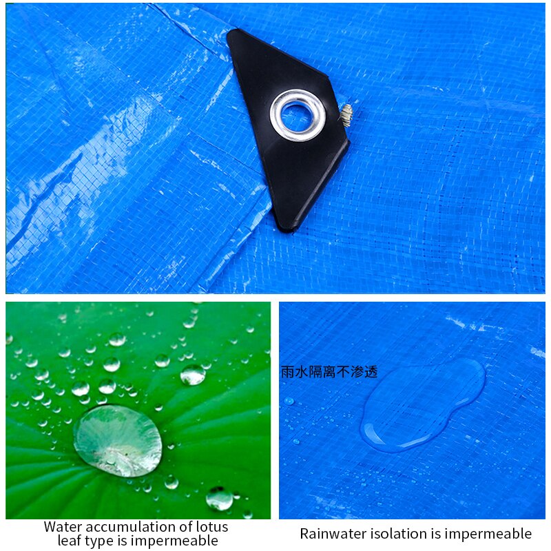 Swimming pool cover PE weave tarpaulin waterproof rain cloth dust cover round swimming pool floor cloth mat cloth 1pc