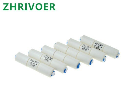 Od slang omgekeerde osmose snelle pijpaansluiting 300cc 450cc 800cc 1500cc ro watersysteem afvalwaterstroomregelaar restrictor 1/4 "