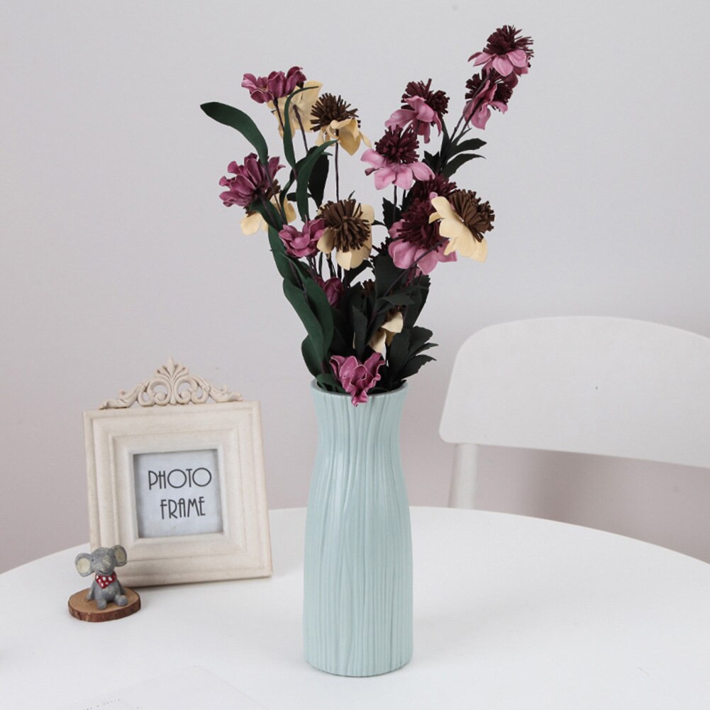 Plastique incassable Pot de fleur Vase moderne étude salle couloir mariage décor