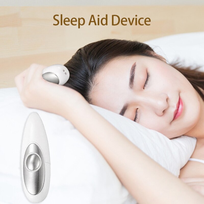 Dispositif d'aide au sommeil à main Micro-courant soulager l'anxiété dépression Instrument de sommeil rapide insomnie dormeur Mager
