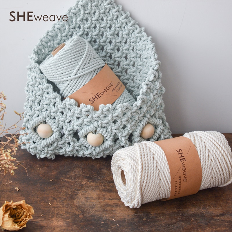 Macrame Koord 3.5 Mm Katoenen Koord, Craft Koord Touw, Macrame Touw Voor Macrame Benodigdheden, Muur Opknoping, plant Hangers