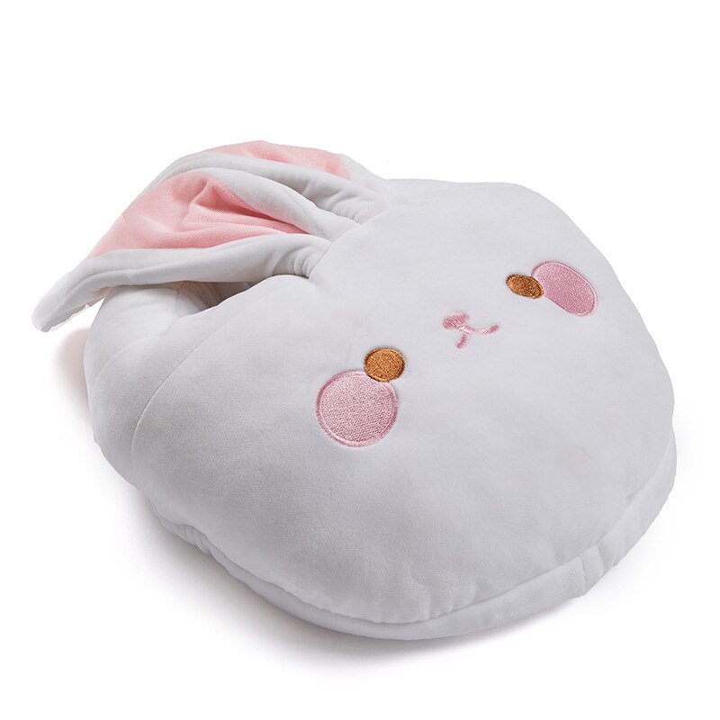 Usb Voet Warmer Koorts Winter Foot Warmer Artefact Thuis Pure Kleur Imitatie Konijnenbont Wasbare Elektrische Verwarming Schoenen: 8