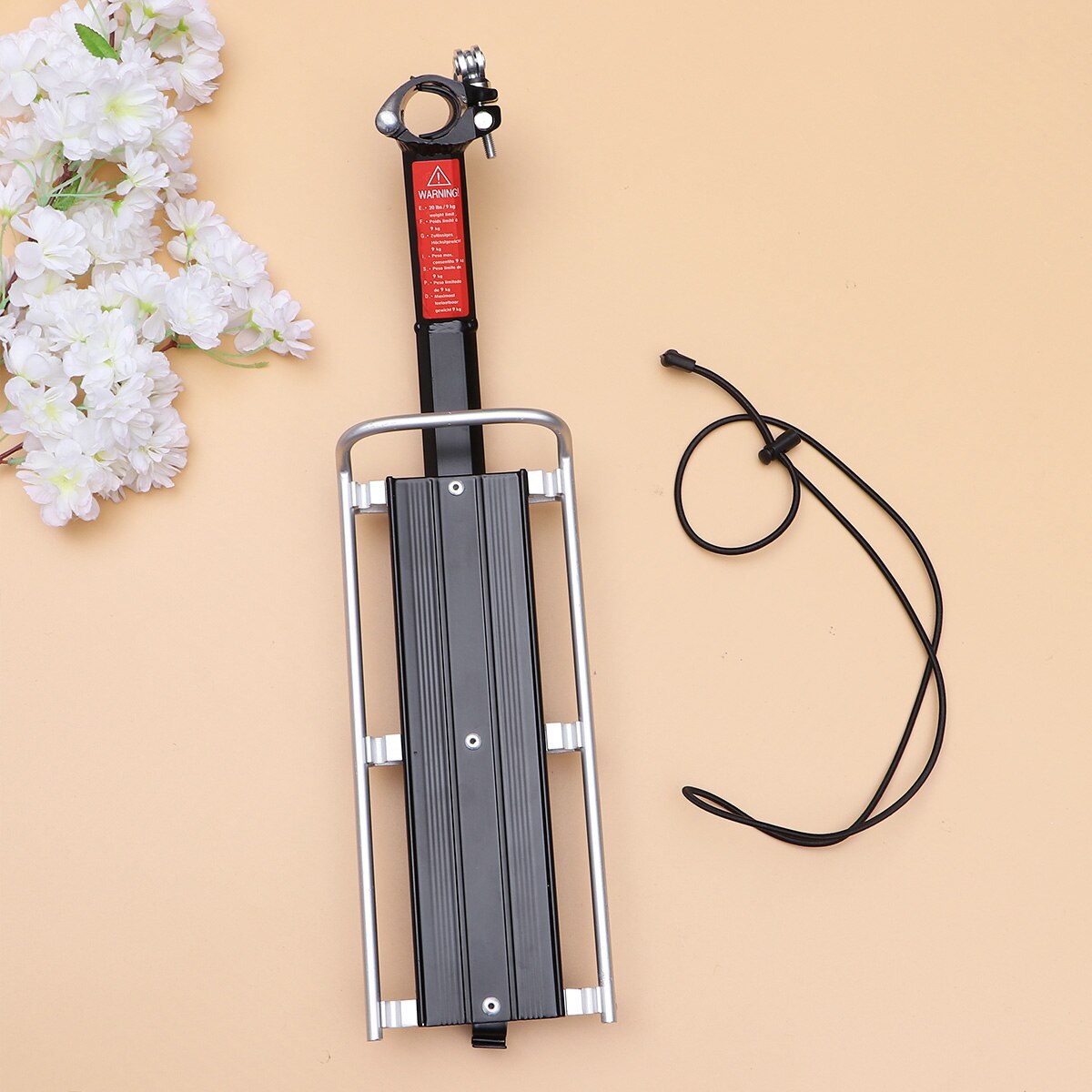 1Pc Bike Carrier Rack Mount Racks Cycling Cargo Racks Seatpost Rear Pannier Luggage Carrier Aluminum Stand Bike Shelf Quick