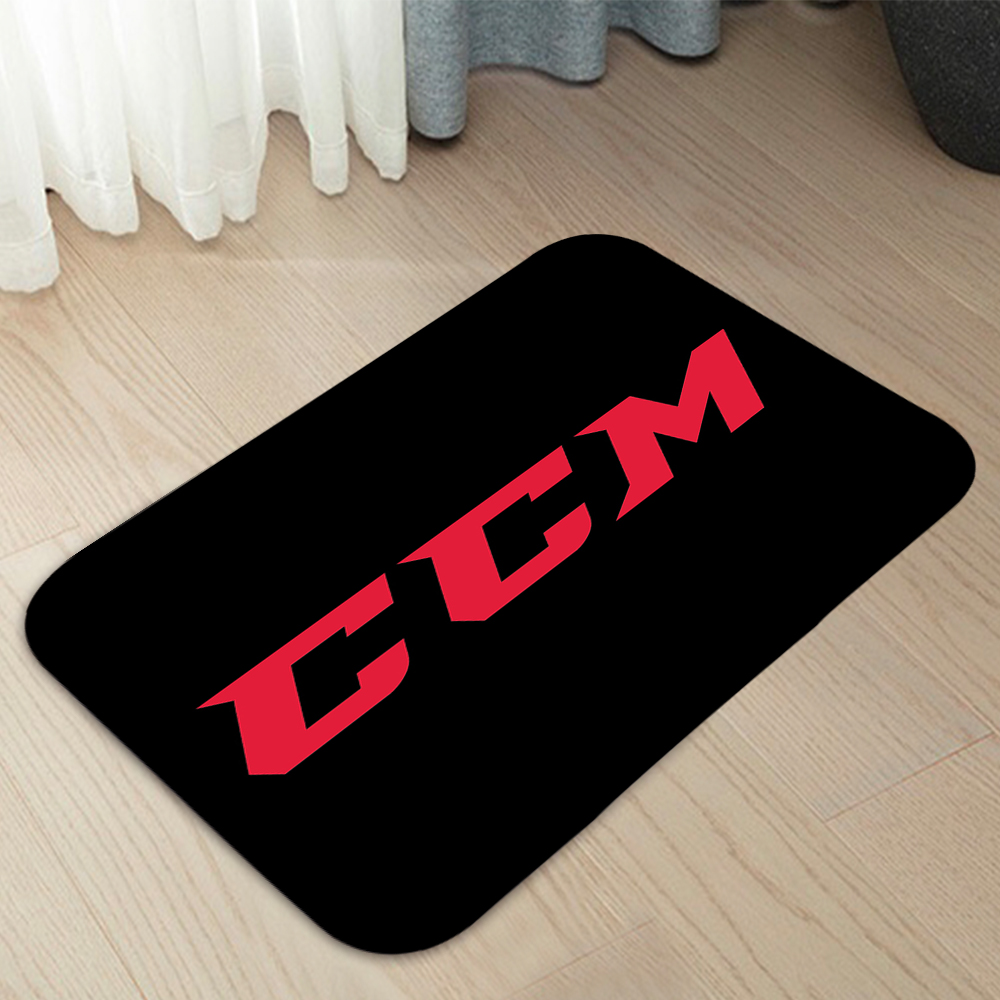 CCM Hockey Fußmatten Home Teppich Eingangstürmatten Modernes Dekor Teppich Badezimmer Fußmatten 130: 50 cm x 80 cm / Lila
