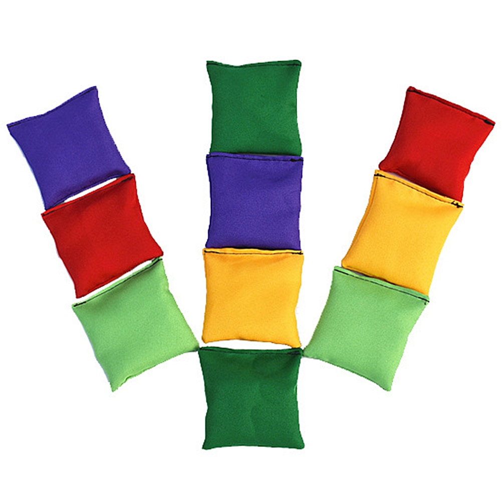 10 stuks Nylon Zitzakken Fun Sport Outdoor Familie Games Zitzak Toss Carnaval Toys Nylon Bean Bag ouder- kind interactie game