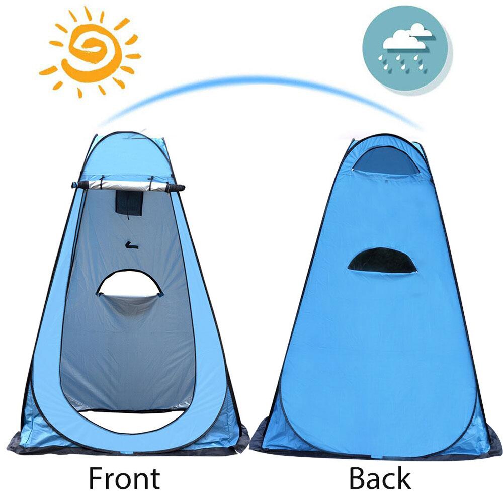 Portable private shower toilet, pop-up camping tent, UV protection, outdoor portable