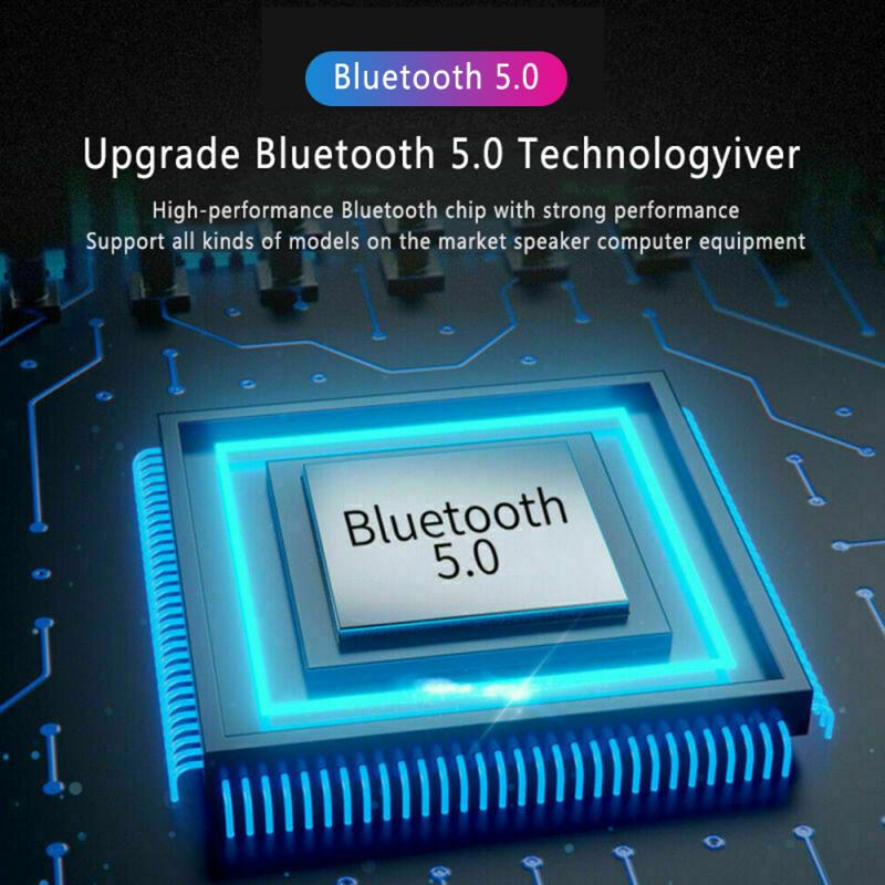For Amplifier Speaker Wireless Bluetooth Aux Stereo Receptor Bluetooth 5.0 Audio Receiver Adapter NFC 3.5mm RCA AUX Output