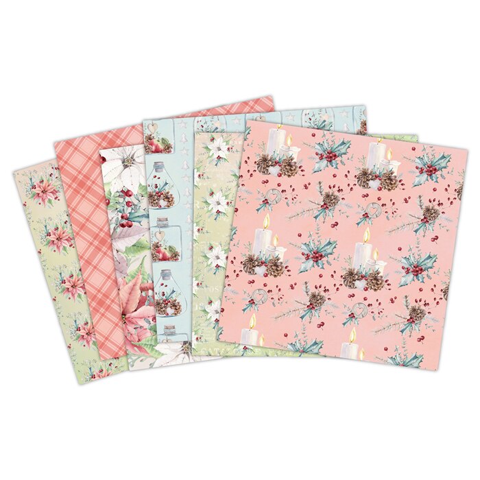 Christmas day Scrapbooking paper pack of 24 sheets handmade craft paper craft Background pad 53