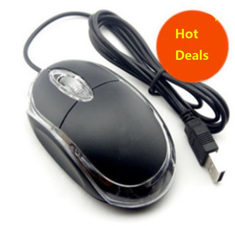 USB Wired Optical Mouse Small Mouse Notebook Desktop Computer Business Office Household Mouse Game Computer Mouse Ergonomic Mice