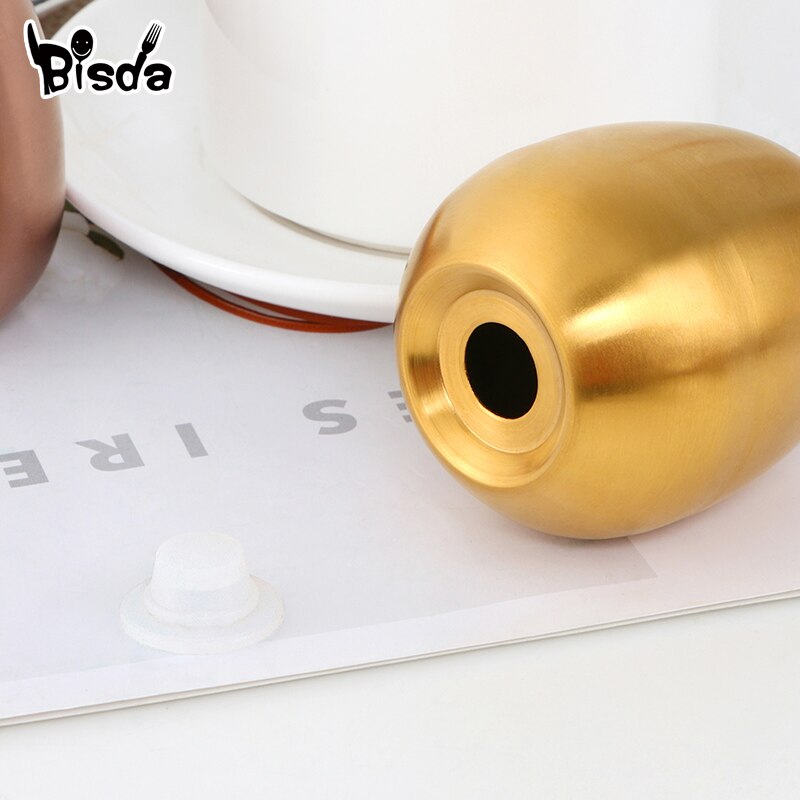 Botes de acero inoxidable para especias y sal, contenedor de especias en forma de huevo, botella de temporada de condimentos, utensilios de cocina