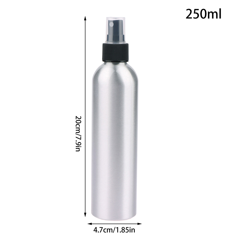 30/50/100/120/150/250/500ml flaconi spray vuoti in alluminio, flaconi cosmetici, mini flaconi atomizzatori in metallo, formato da viaggio per cosmetici: Prugna