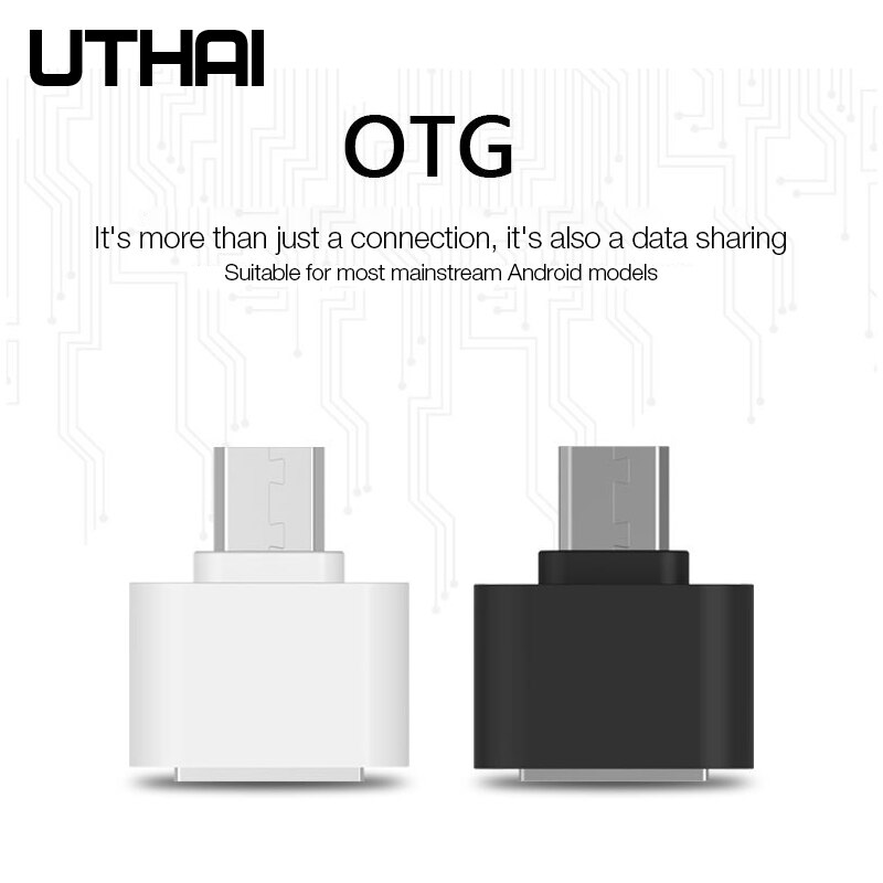 UTHAI C24 Micro USB to USB Adapter OTG Converter Turn into Phone USB Flash Drive Mobile Mini Adapters